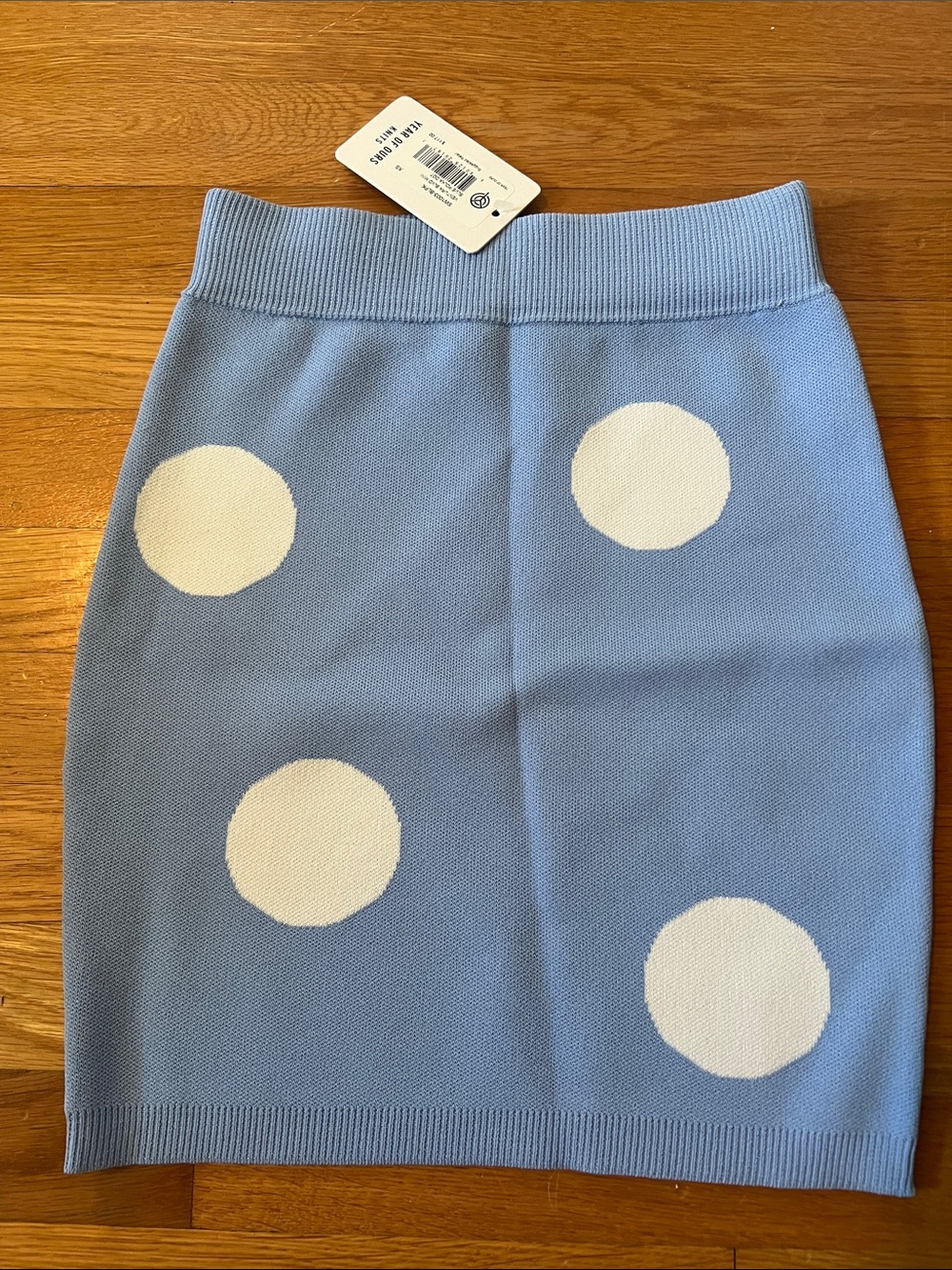 Sky blue knit skirt brand is years of ours Not Kate spade